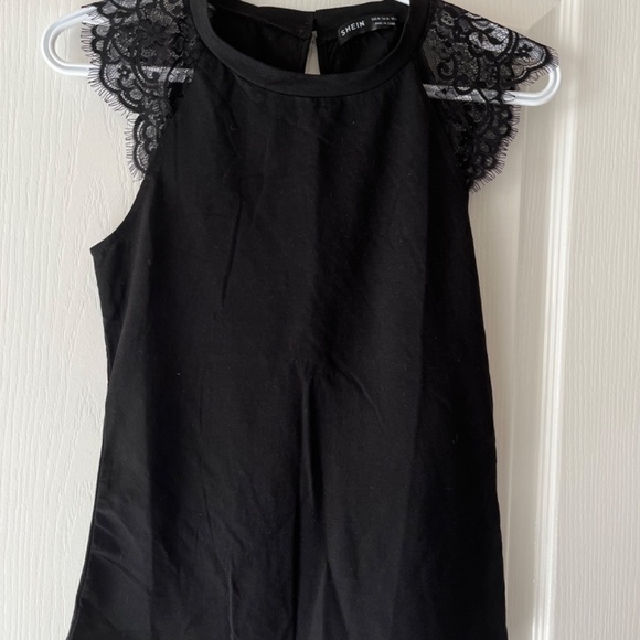 Shein lace shoulder top - Picture 2 of 2